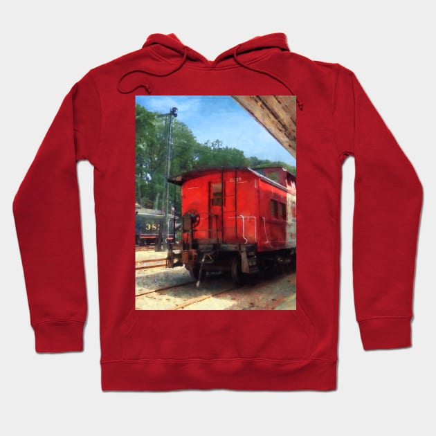 Trains - Caboose Hoodie by SusanSavad